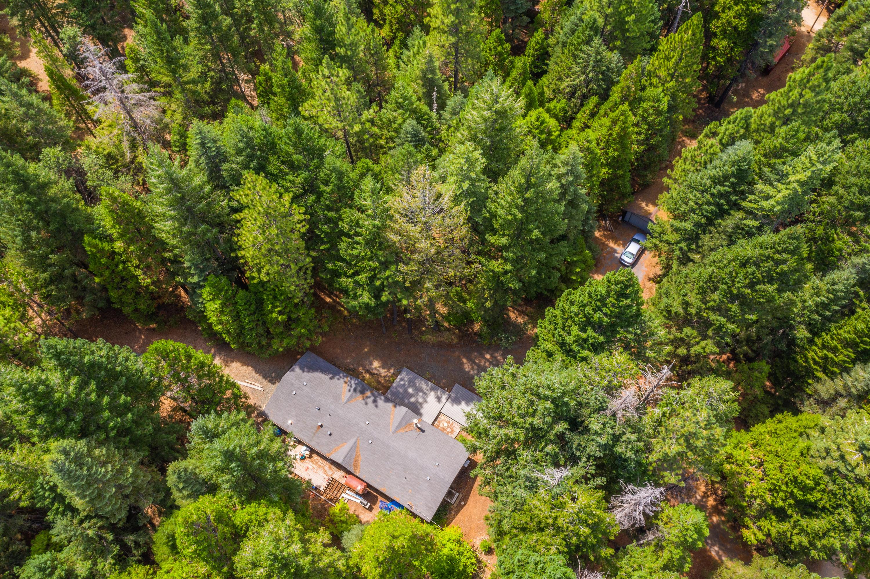 34739 Timber Ridge Road Shingletown, CA 96088 - Photo 26 of 26 an aerial view of residential house with outdoor space and trees all around
