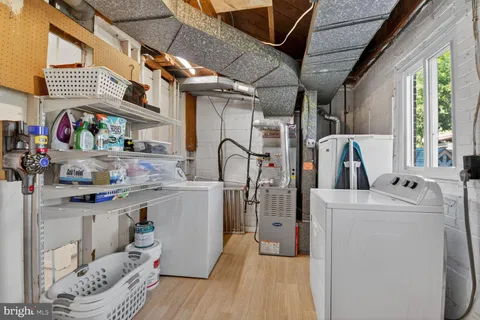 a room with storage and utility