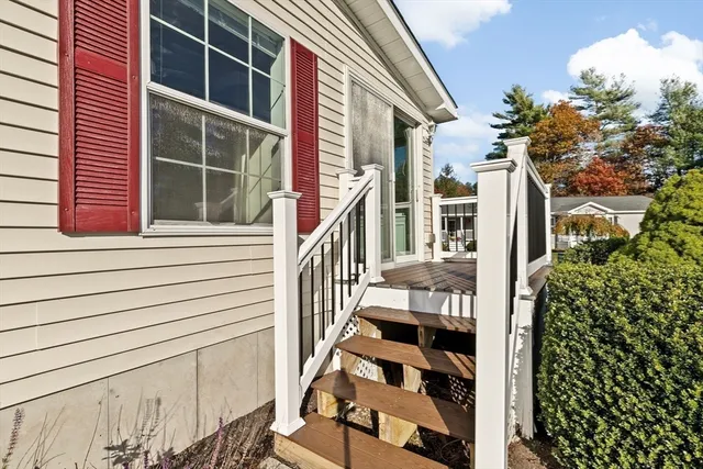 a view of a house with a balcony