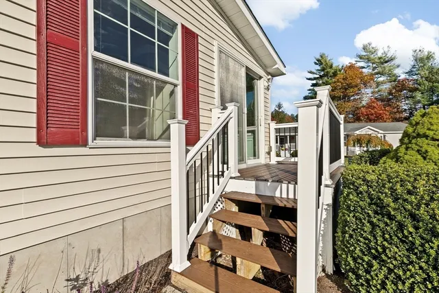 a view of outdoor space and deck