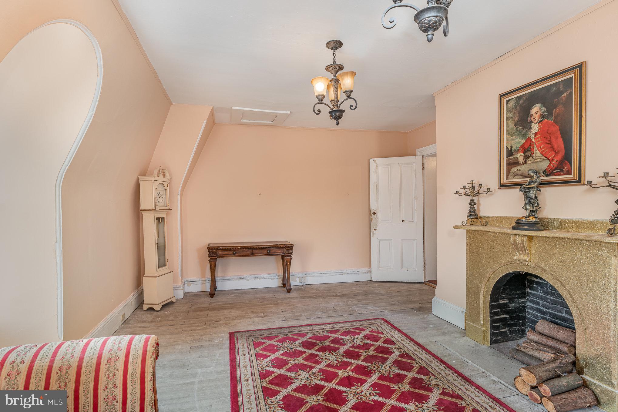 407 North Front Street Harrisburg, PA 17101 - Photo 41 of 52 a living room with furniture and a fireplace