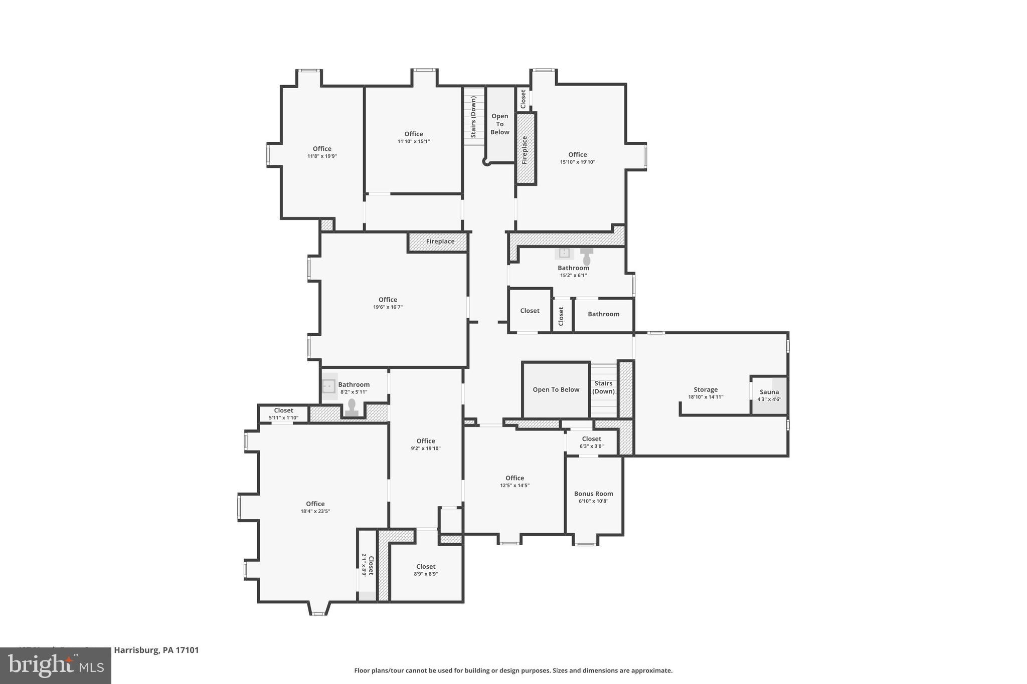 407 North Front Street Harrisburg, PA 17101 - Photo 52 of 52 a picture of floor plan
