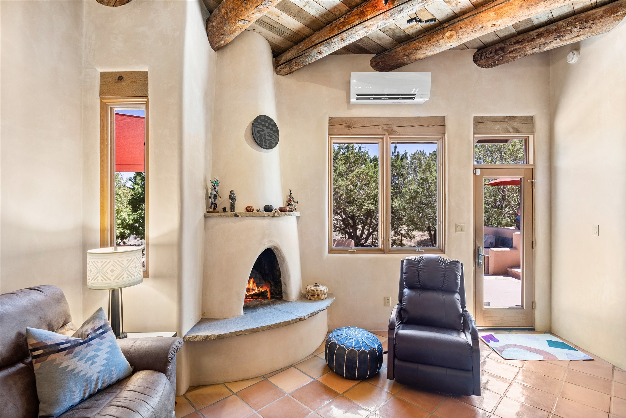 112 Coyote Ridge Trail Santa Fe, NM 87507 - Photo 15 of 54 Living Room Kiva