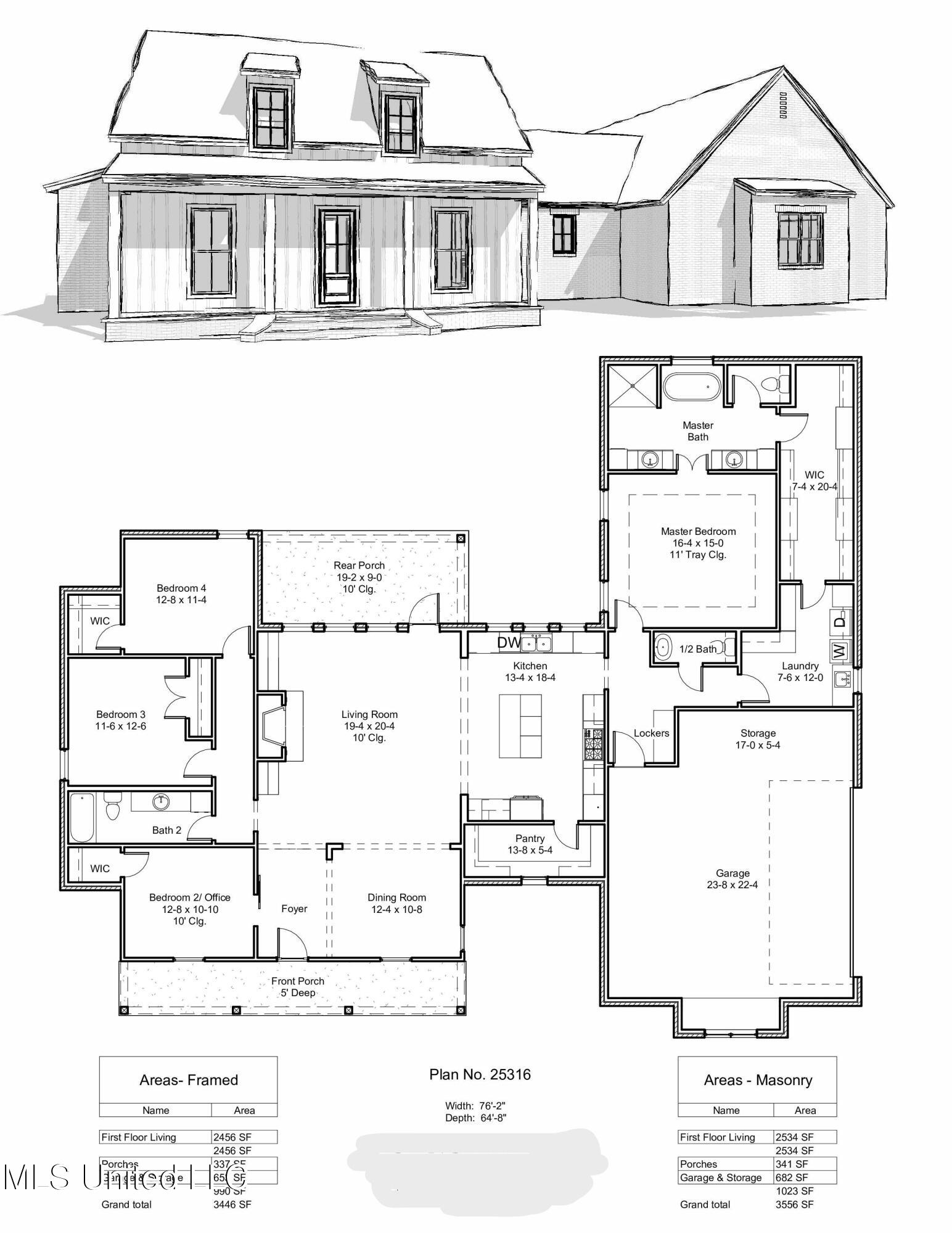 298 Robinson Road Canton, MS 39046 - Photo 1 of 1 Final Rendering WM4 w-markup