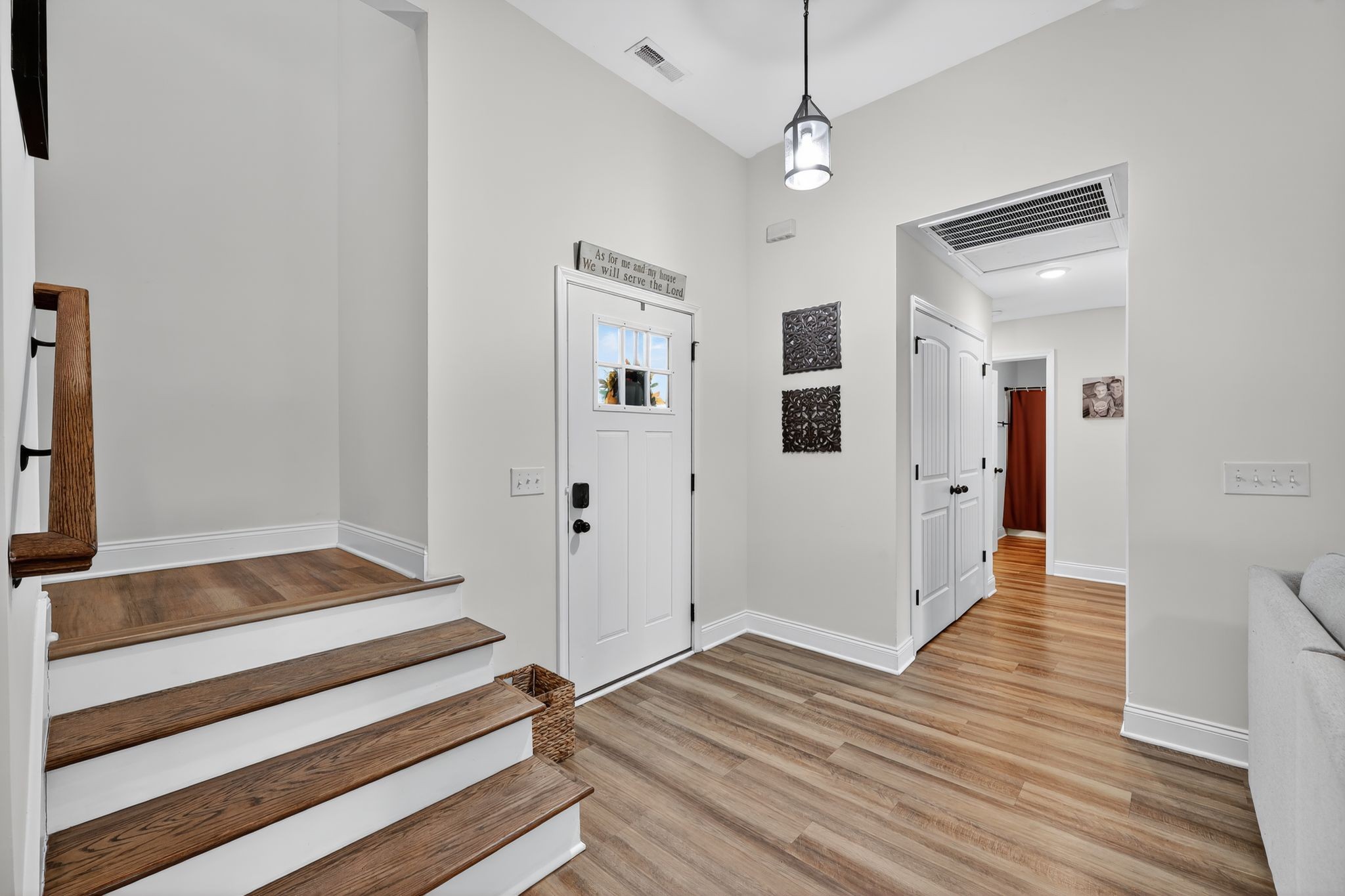 349 Fieldstone Lane Springfield, TN 37172 - Photo 6 of 40 a view of a room with wooden floor and staircase