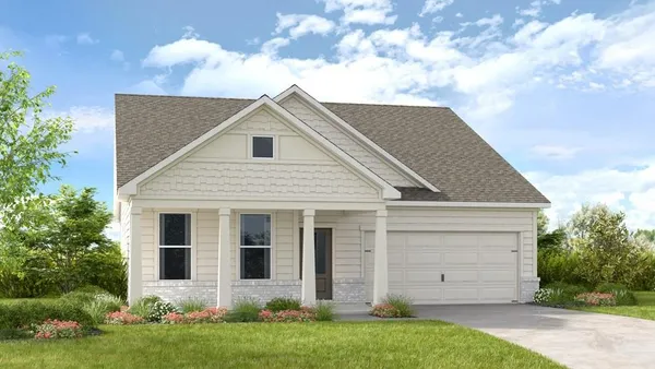 front view of house with a yard