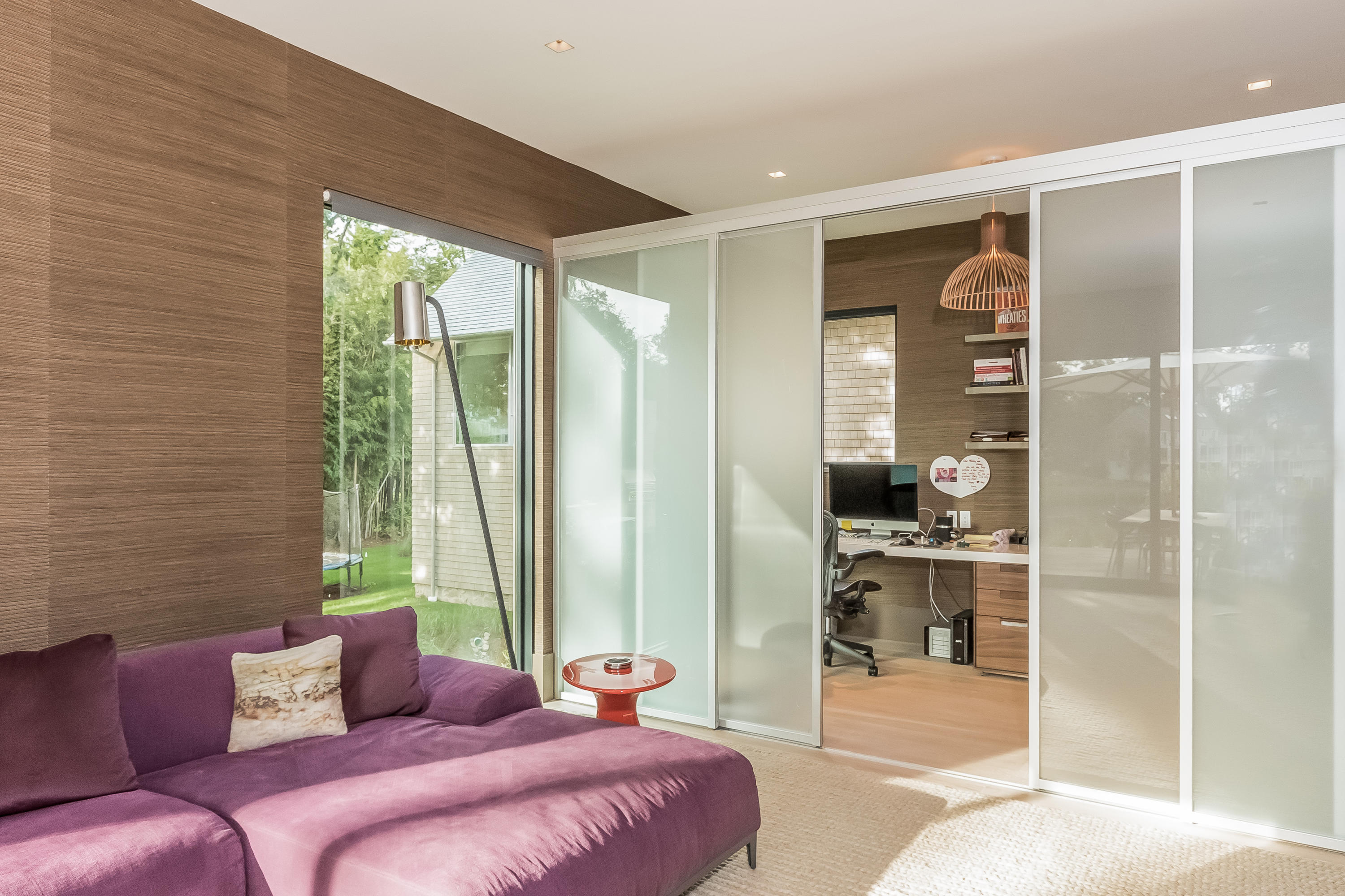 1 Beverly Place Darien, CT 06820 - Photo 15 of 45 a bedroom with a large bed and a glass door