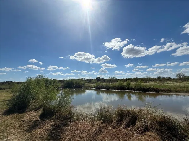 a view of a lake in middle of forest
