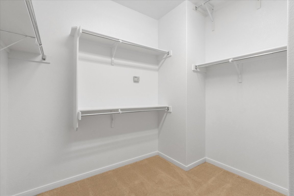 531 Deer Meadow Circle Georgetown, TX 78633 - Photo 30 of 39 Large Walk-in closet in Primary Bathroom