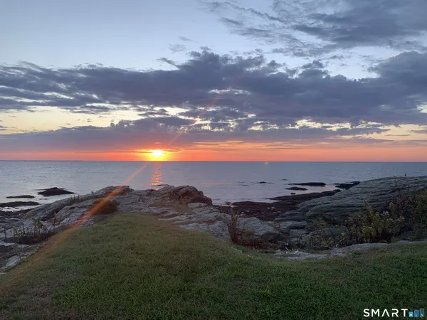 a view of an outdoor of sunset