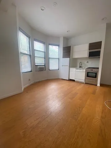 a view of kitchen and microwave