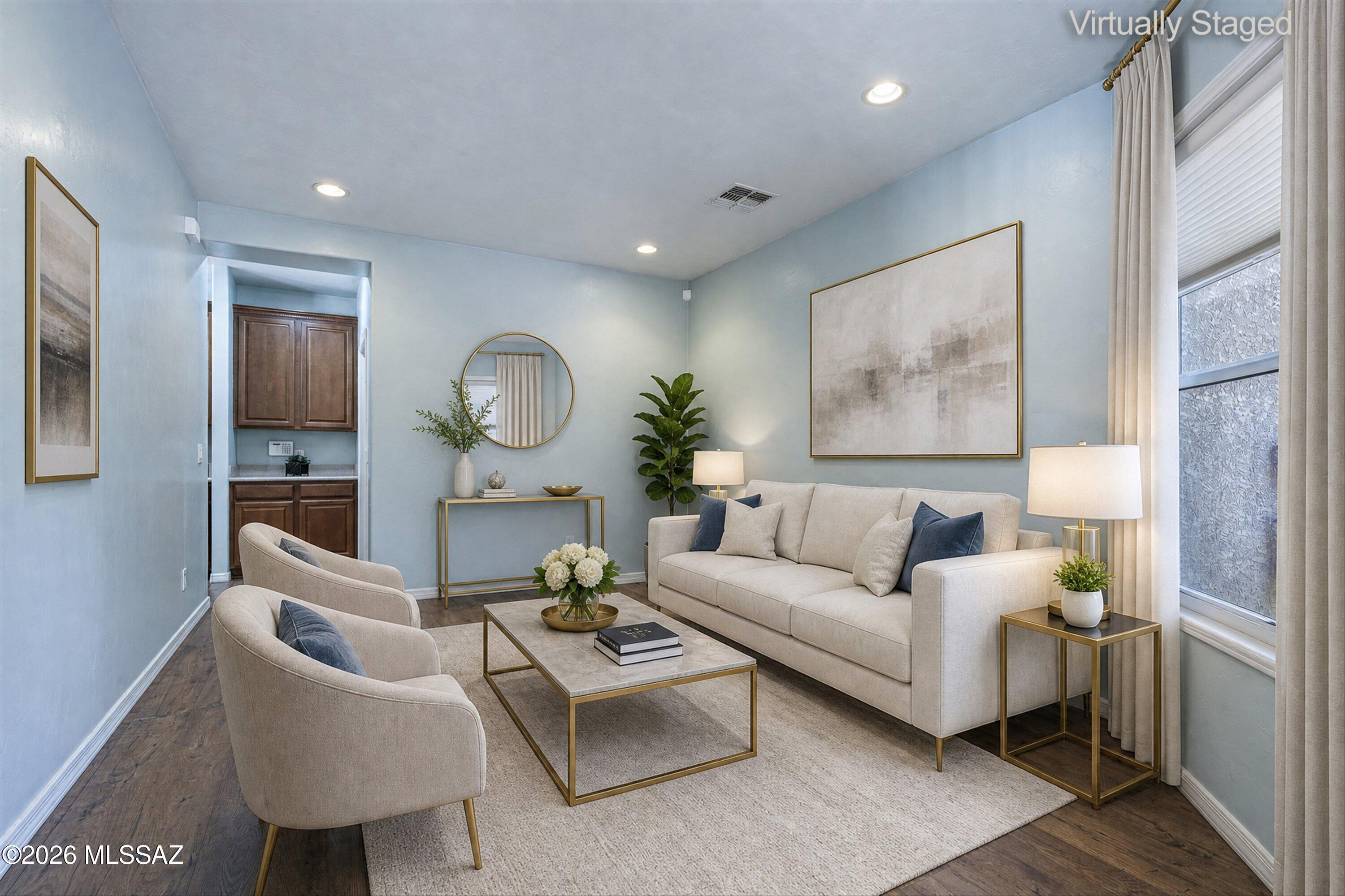 3614 East Canter Road Tucson, AZ 85739 - Photo 5 of 46 09-Staged Living Room
