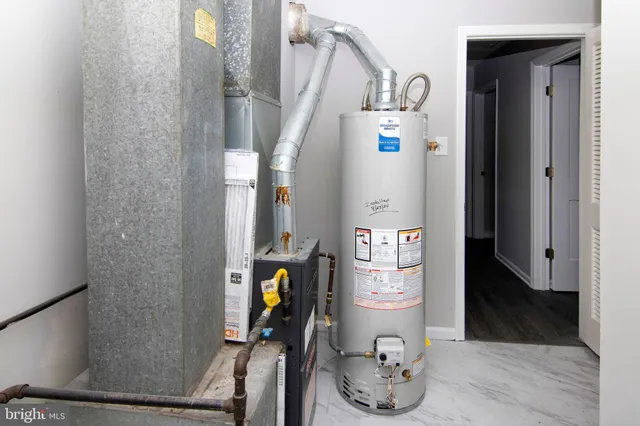 a room with storage and utility