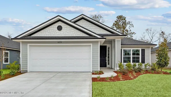 front view of house with a yard