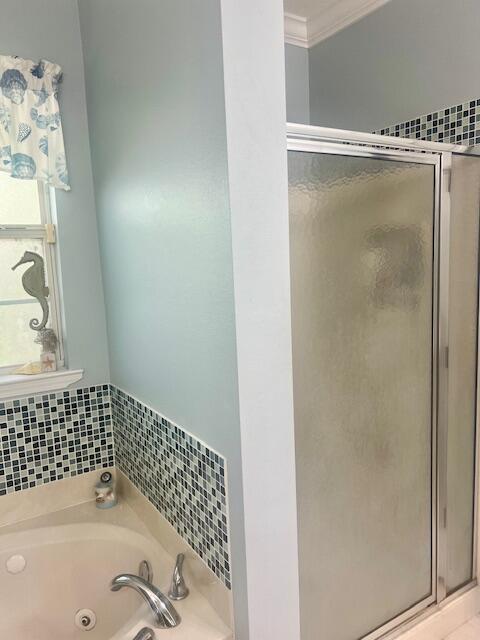 782 Driftwood Point Road Santa Rosa Beach, FL 32459 - Photo 16 of 33 a bathroom with a bathtub and shower