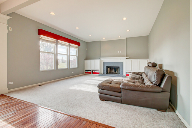 3 Firethorn Court Bolingbrook, IL 60490 - Photo 4 of 39 a living room with furniture window and a fireplace