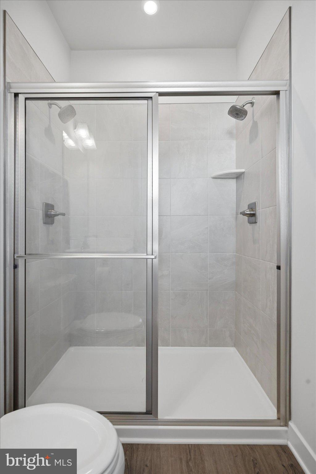 17 Sage Way Mount Mount Laurel, NJ 08054 - Photo 18 of 24 Sleek modern shower with glass doors.