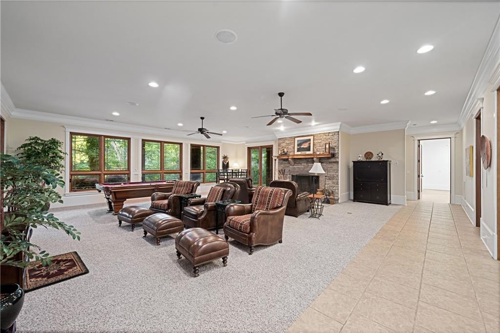 1447 Travis Smith Road Clarkesville, GA 30523 - Photo 49 of 73 a living room with furniture and a large window