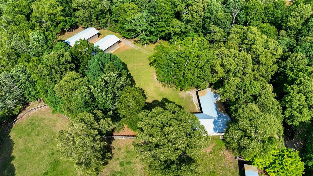 1447 Travis Smith Road Clarkesville, GA 30523 - Photo 68 of 73 a bird view of a garden