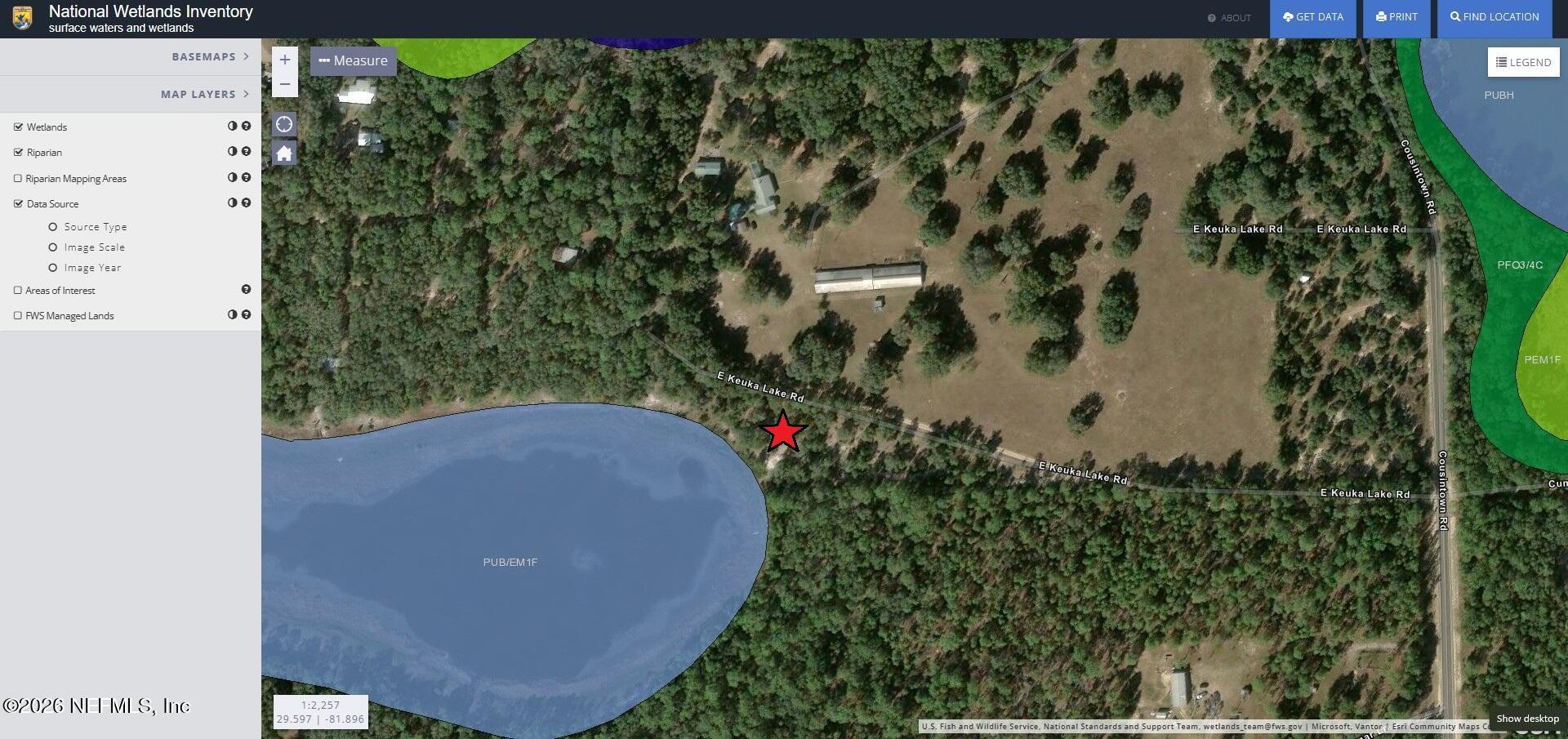 117 East Lake Road Interlachen, FL 32148 - Photo 12 of 12 117 E Keuka Lake Rd (Wetlands Map)