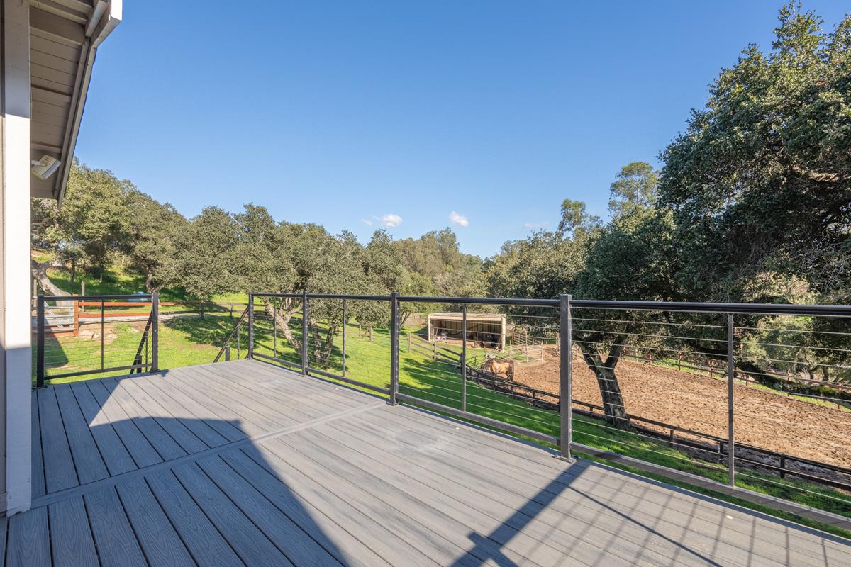 18795 Pesante Road Salinas, CA 93907 - Photo 16 of 20 a view of a balcony with wooden floor and outdoor space