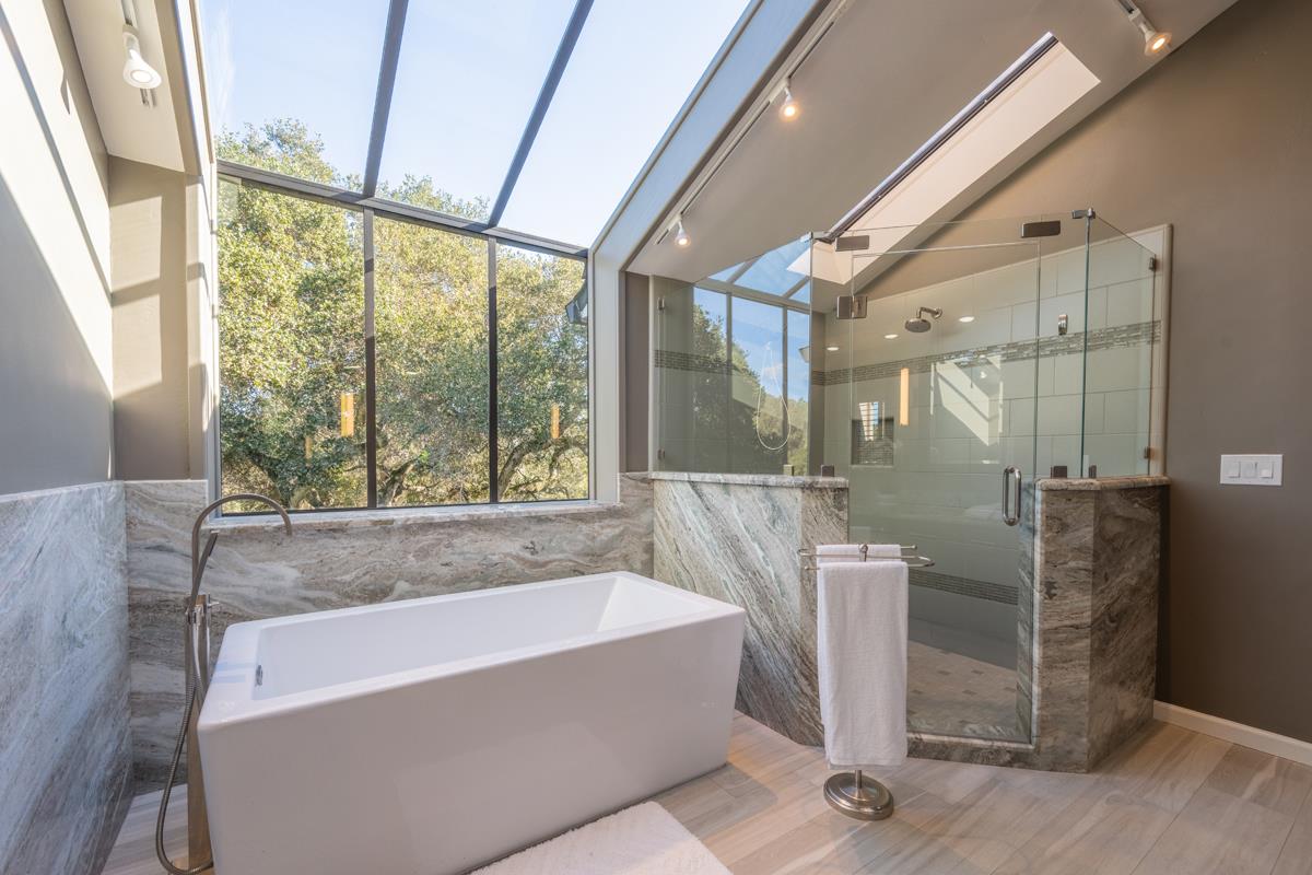 18795 Pesante Road Salinas, CA 93907 - Photo 7 of 20 a bathroom with a large tub a shower and view
