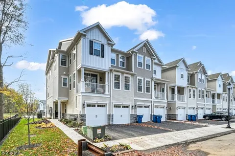a view of a big building with a street view
