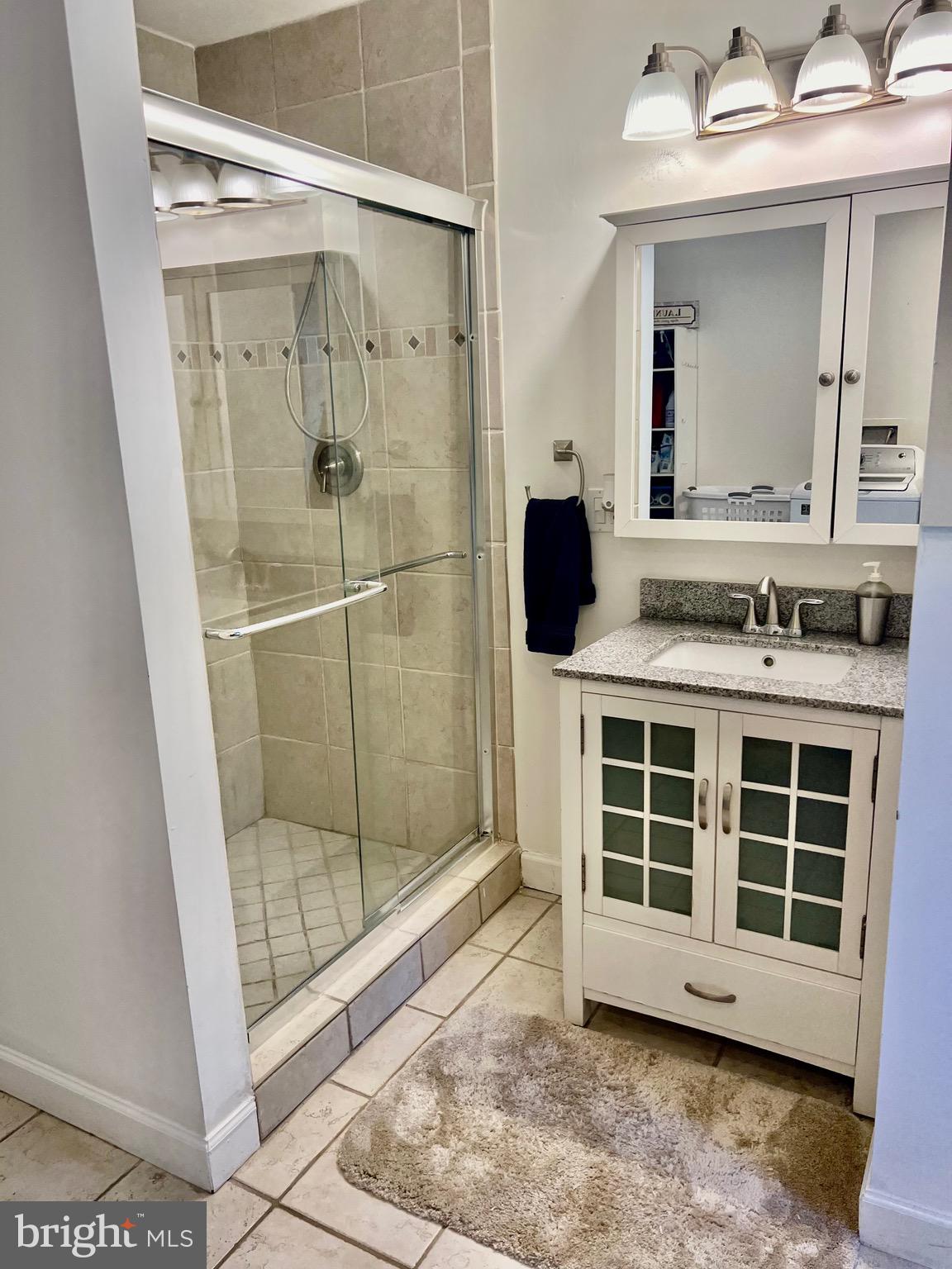 1542 Crowell Road Vienna, VA 22182 - Photo 15 of 55 a view of a bathroom with a tub and mirror