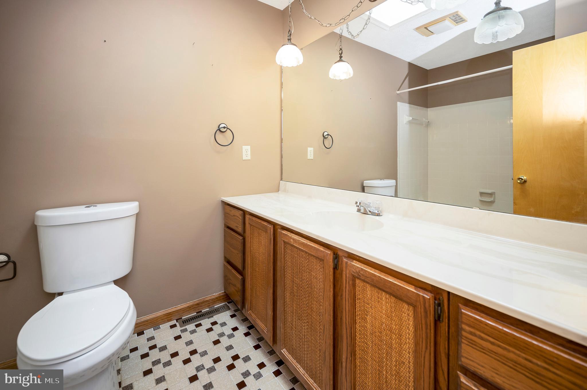 204 Freedom Road Locust Grove, VA 22508 - Photo 19 of 42 a bathroom with a sink a toilet and shower