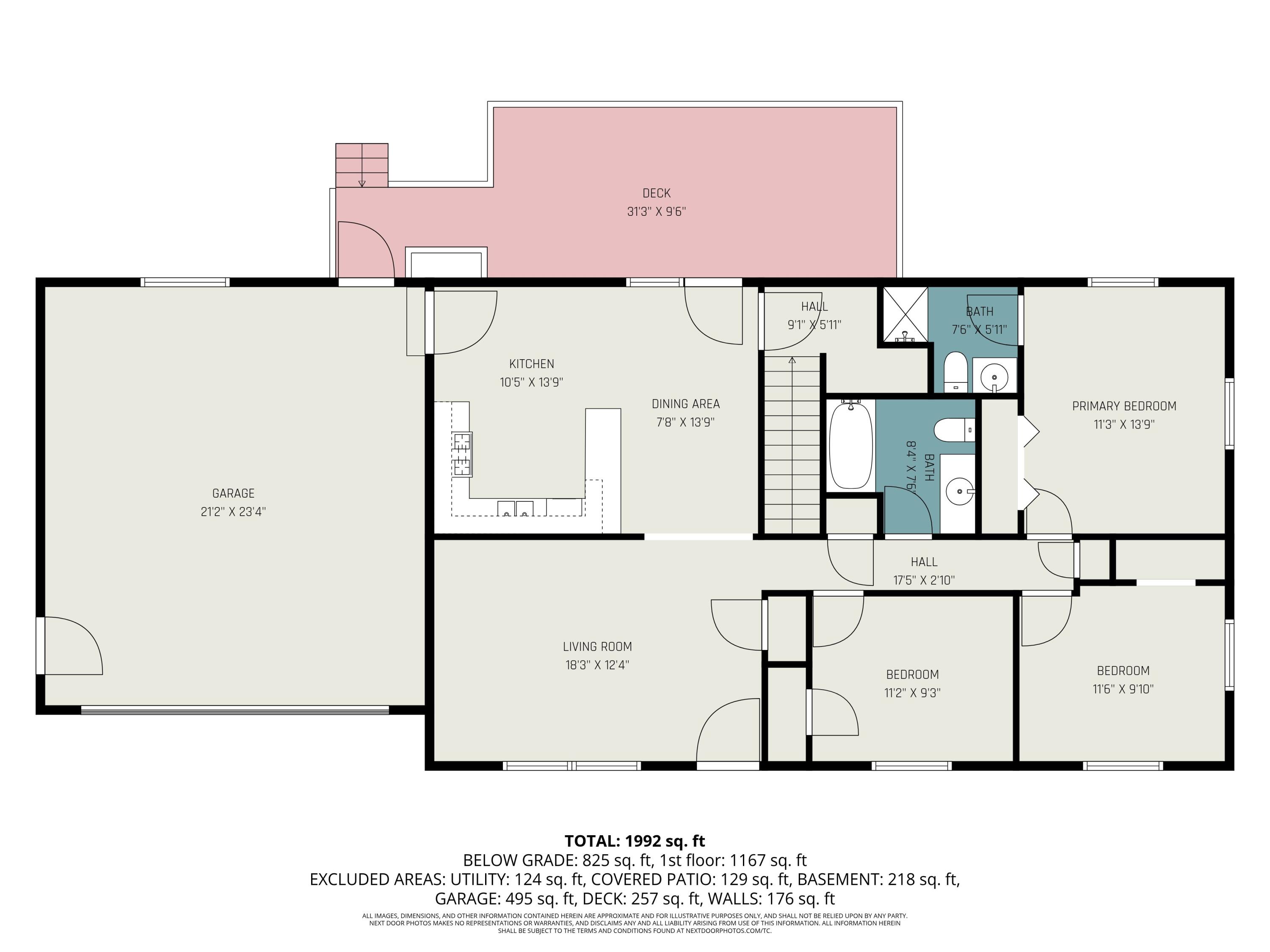 12271 15 1/2 Mile Road Marshall, MI 49068 - Photo 23 of 25 main_floor_with_sq.ft_255