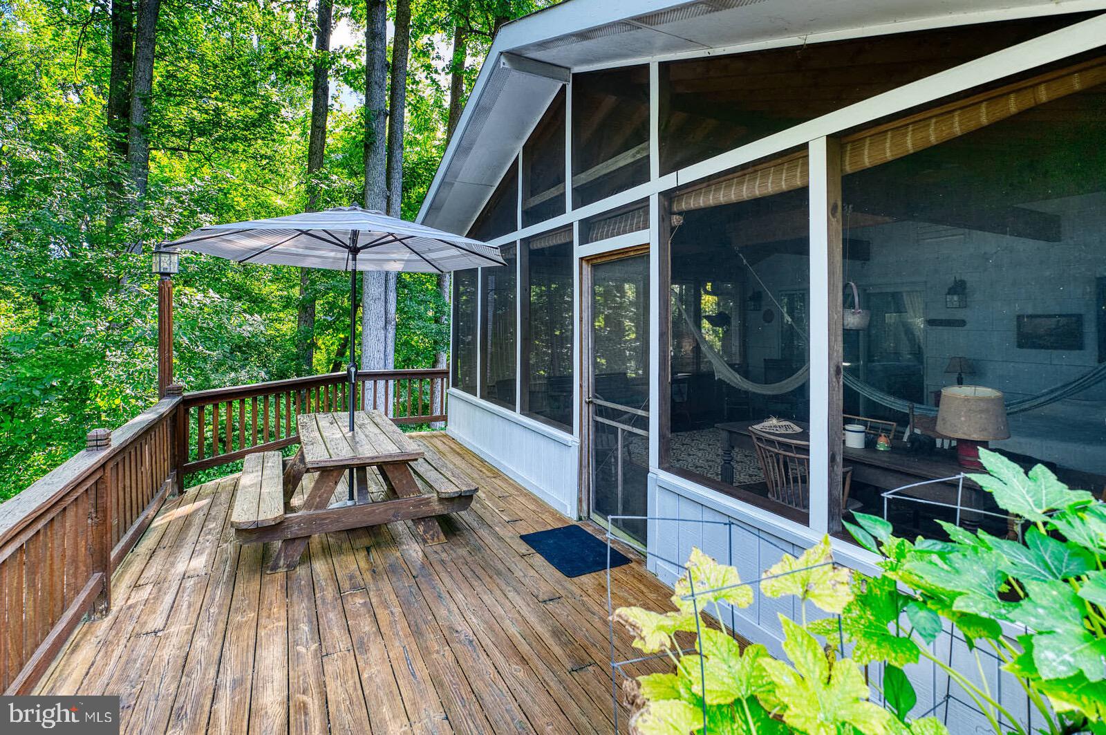 31 Haviland Mill Road Brinklow, MD 20862 - Photo 32 of 36 a view of balcony with chairs and wooden floor