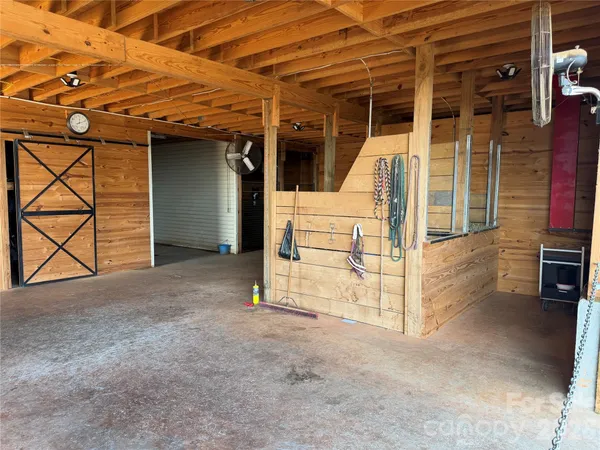 a view of a house with a large space