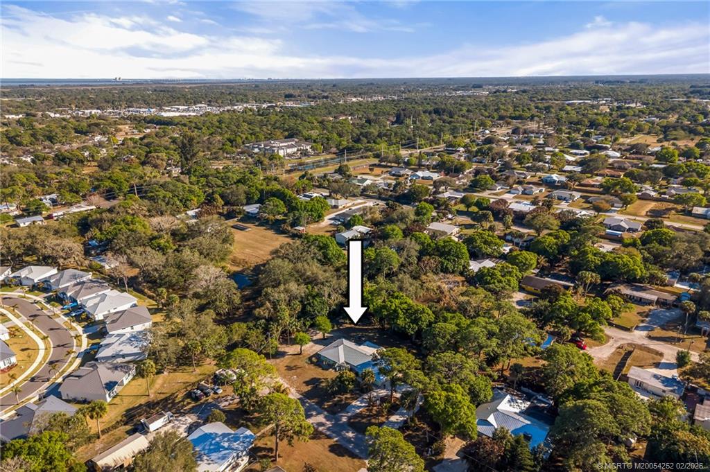 1201 Oak Avenue Fort Pierce, FL 34982 - Photo 33 of 43 an aerial view of residential building with parking space