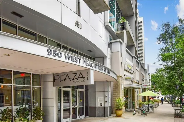 a front view of a building