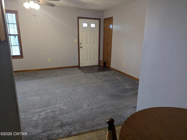 a view of livingroom with window