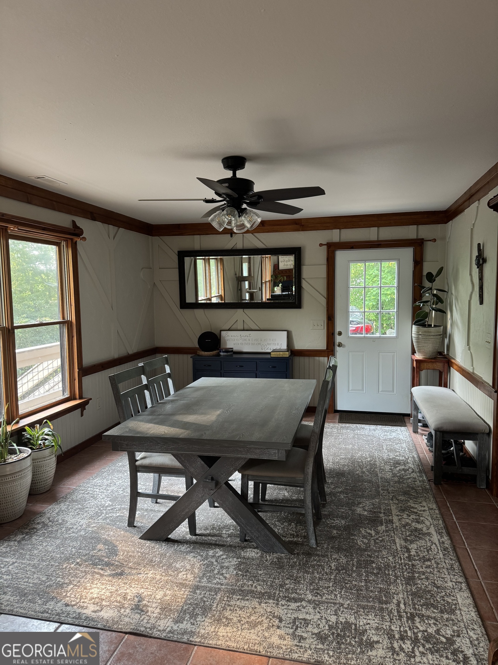 255 Prairie Flower Drive Cleveland, GA 30528 - Photo 5 of 11 a living room with furniture a window and a flat screen tv
