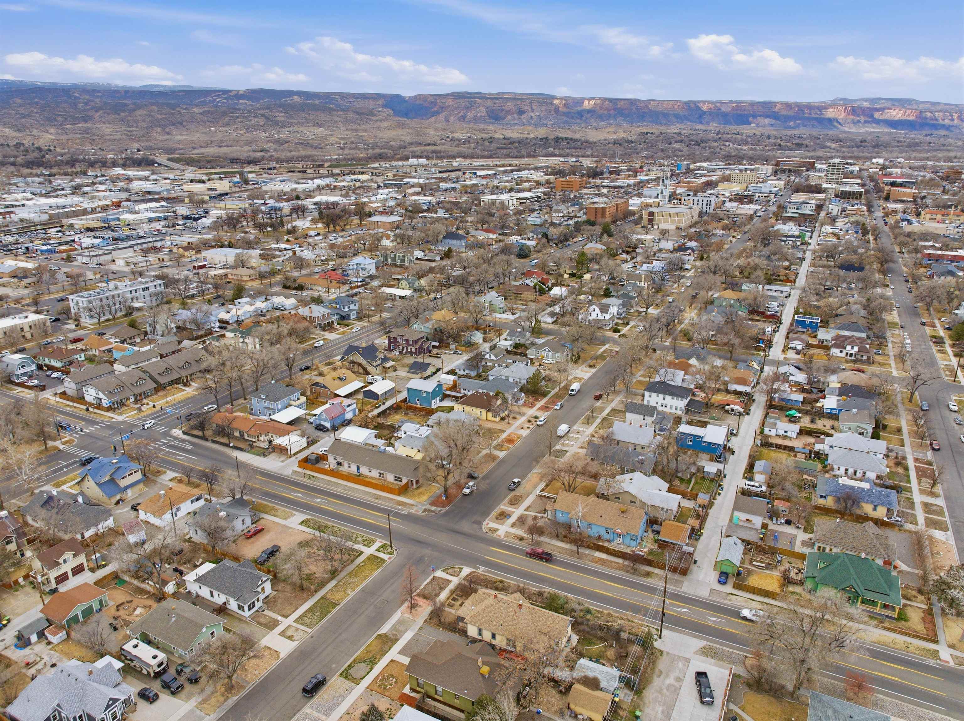 1163 Rood Avenue Grand Junction, CO 81501 - Photo 35 of 36 an aerial view of residential houses with city view
