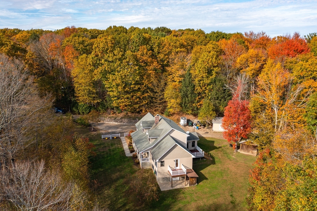254 Bryant Street Chesterfield, MA 01012 - Photo 40 of 41 an aerial view of houses with yard