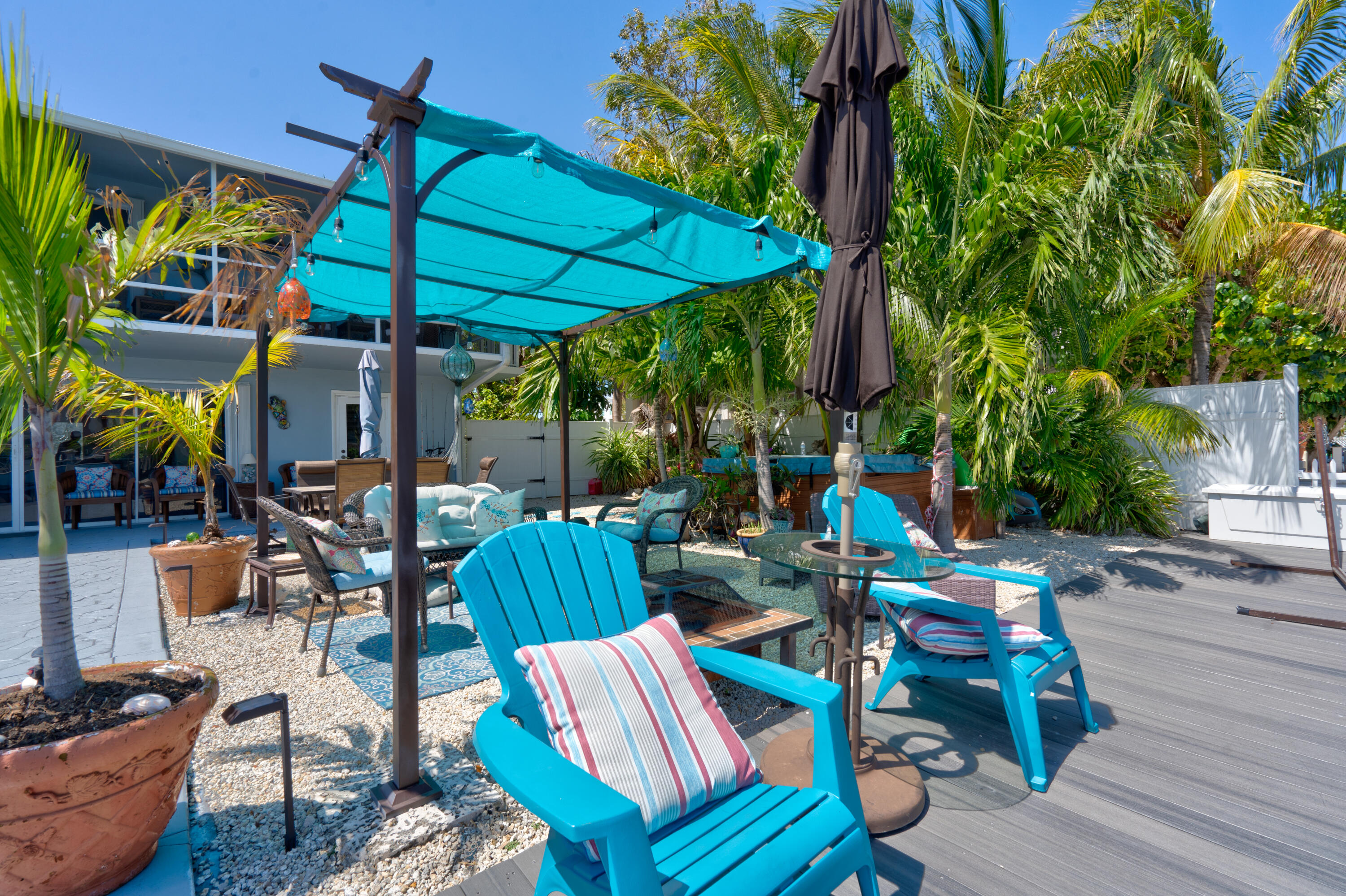 130 Plantation Avenue, Unit UPPR Tavernier, FL 33070 - Photo 31 of 34 a view of outdoor space yard and patio