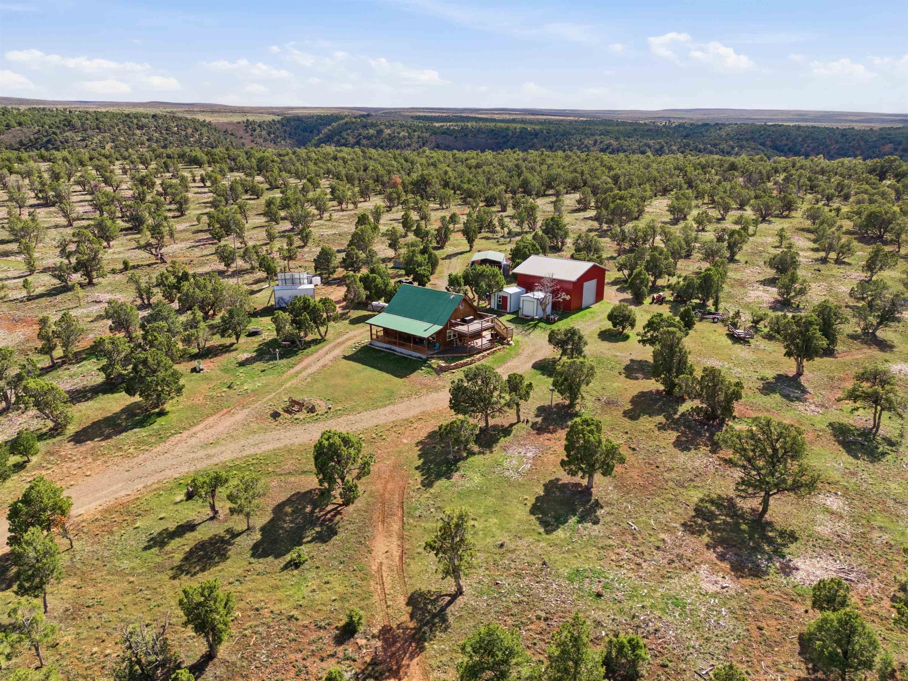 75800 B 76th Road Crawford, CO 81415 - Photo 36 of 38 an aerial view of residential building with outdoor space
