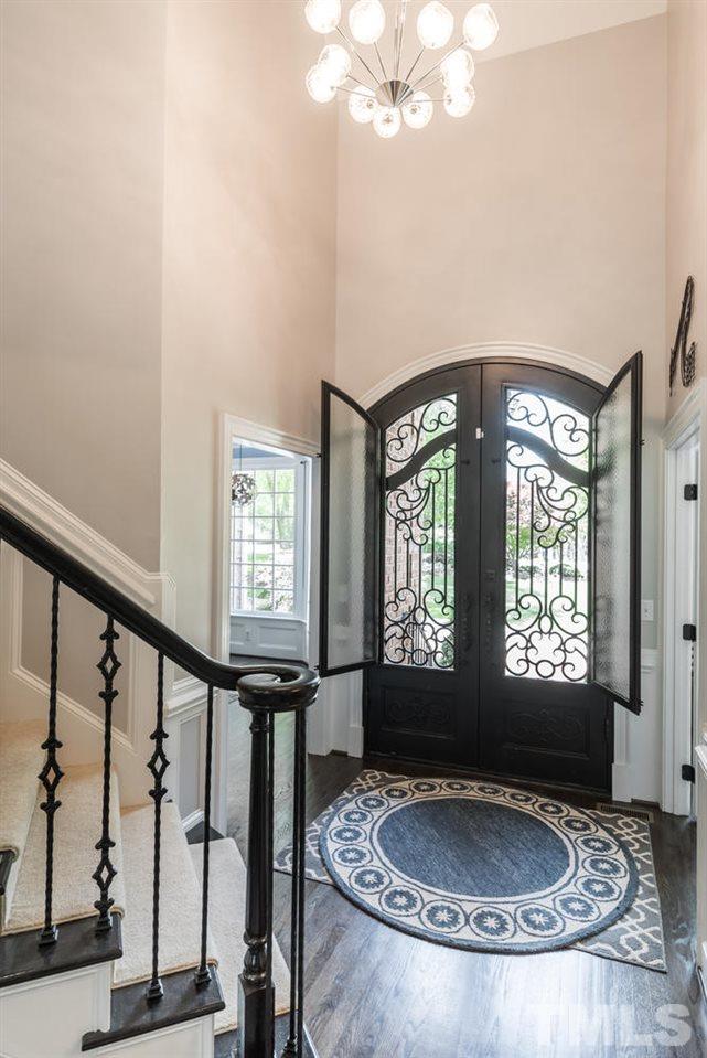 4407 White Chapel Way Raleigh, NC 27615 - Photo 2 of 25 Stunning double iron doors