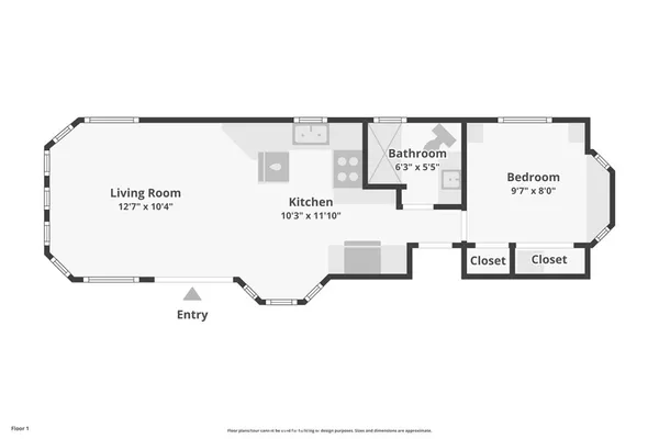 a picture of a floor plan