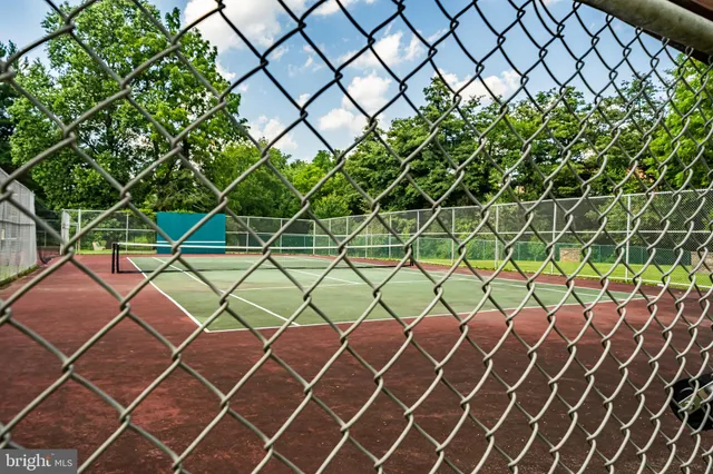 a view of park with a slide