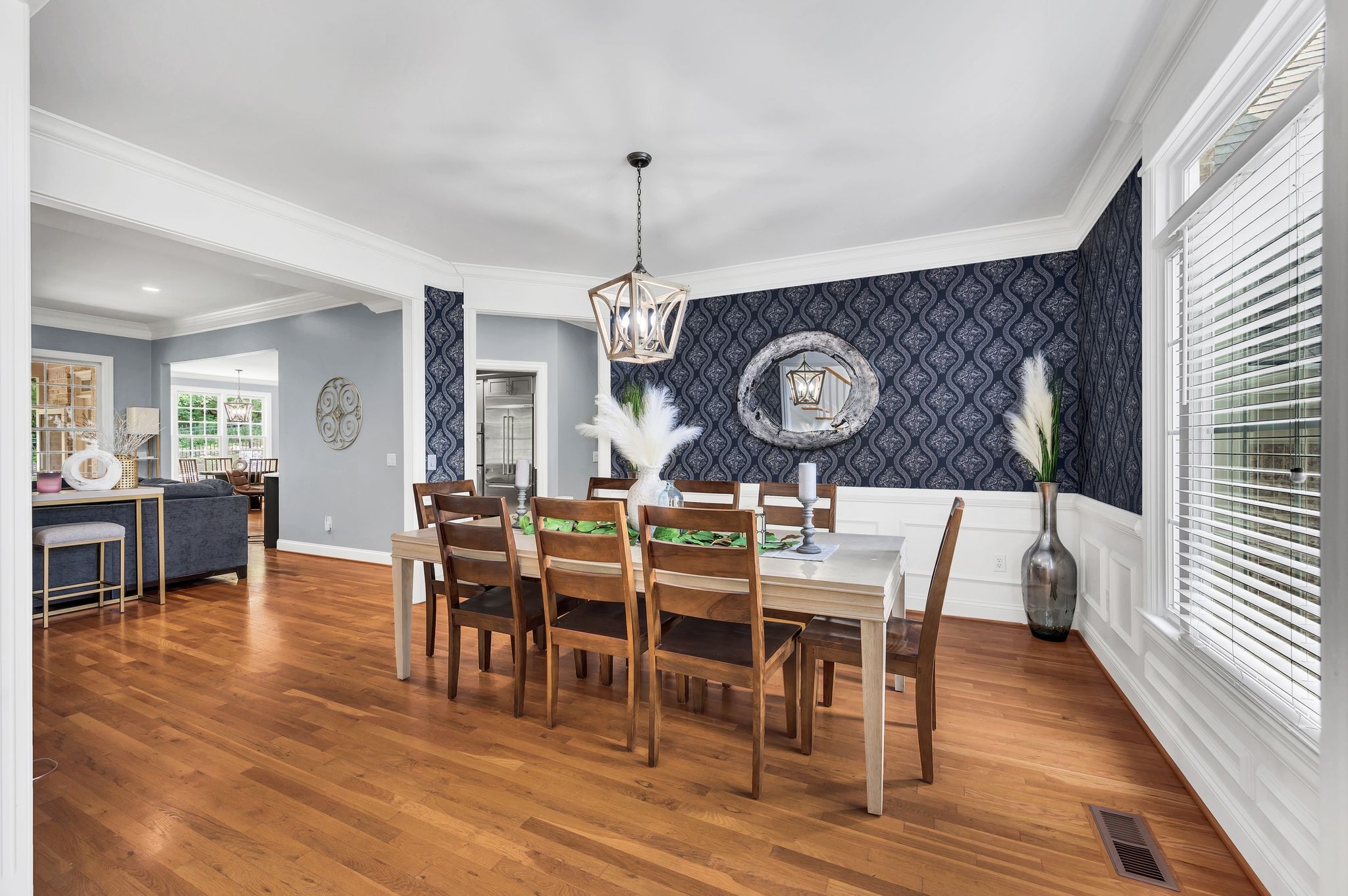 149 Allenhurst Circle Franklin, TN 37067 - Photo 9 of 66 a view of a dining room with furniture window and wooden floor