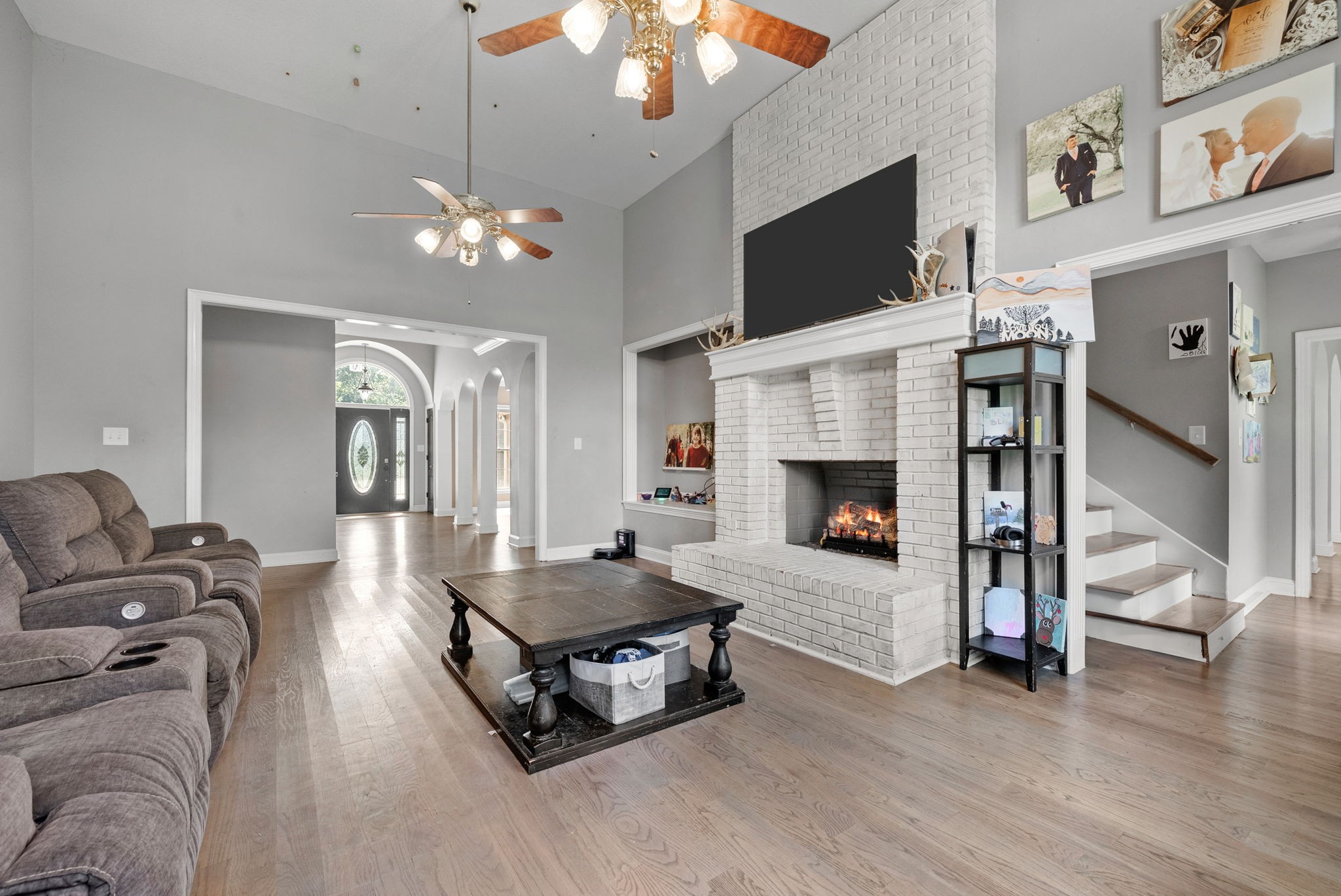 3723 Reed Road Indian Mound, TN 37079 - Photo 11 of 47 a living room with furniture and a fireplace