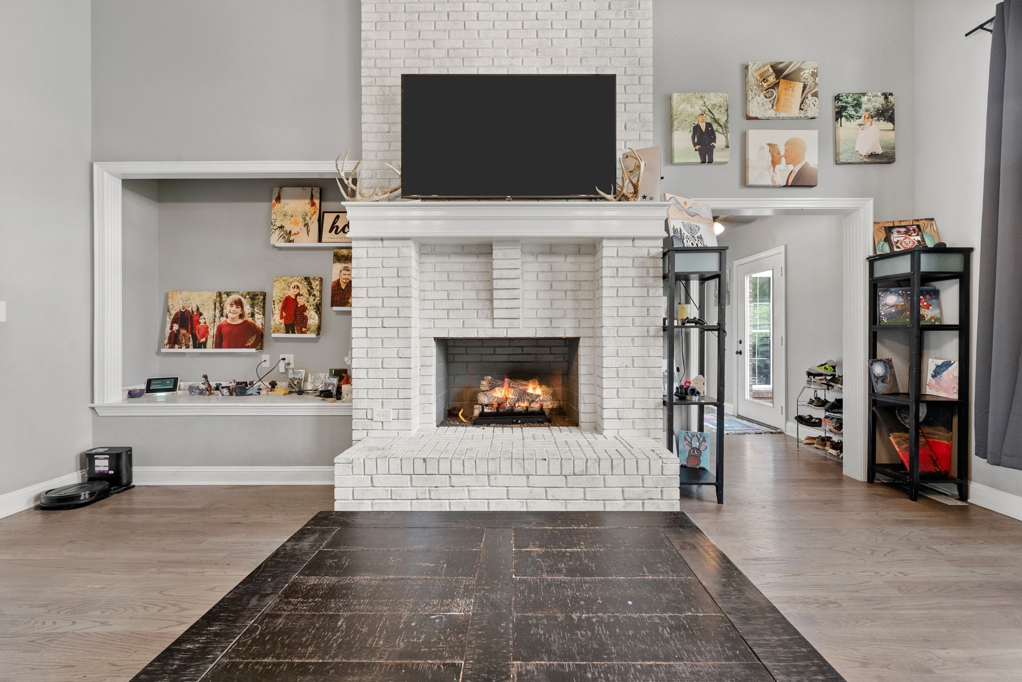 3723 Reed Road Indian Mound, TN 37079 - Photo 13 of 47 a living room with furniture and a fireplace