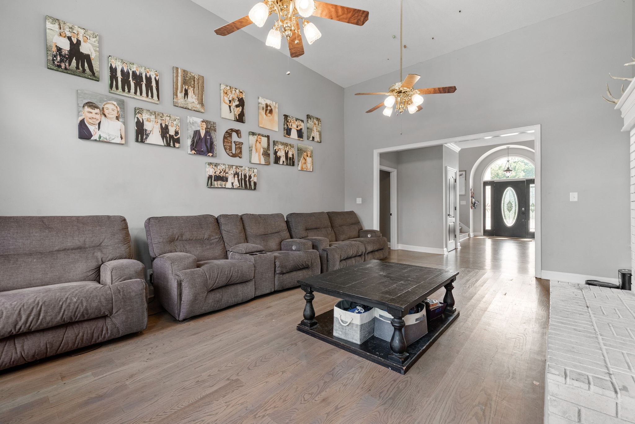 3723 Reed Road Indian Mound, TN 37079 - Photo 14 of 47 a living room with furniture and a chandelier