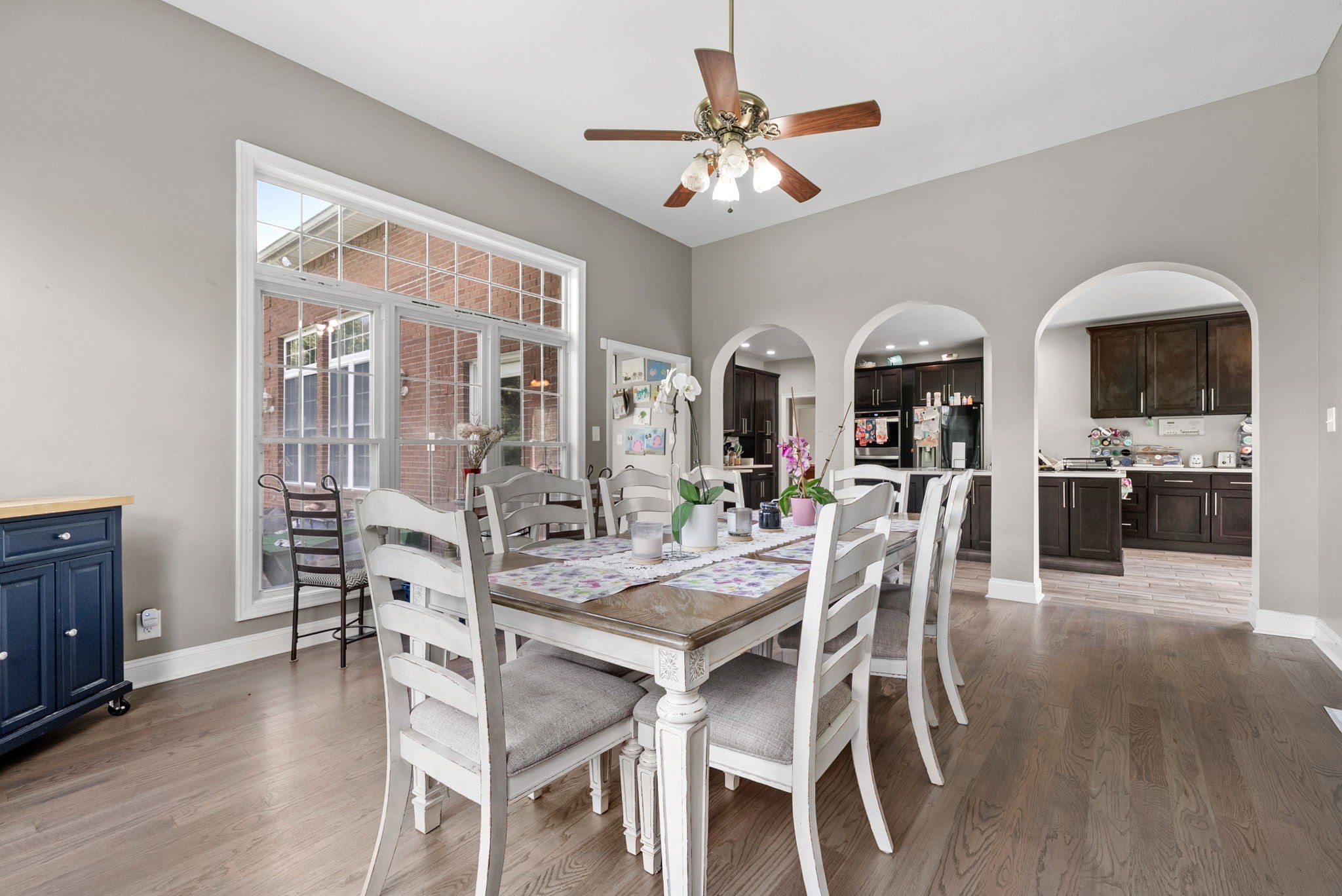 3723 Reed Road Indian Mound, TN 37079 - Photo 16 of 47 a view of a dining room with furniture window and wooden floor
