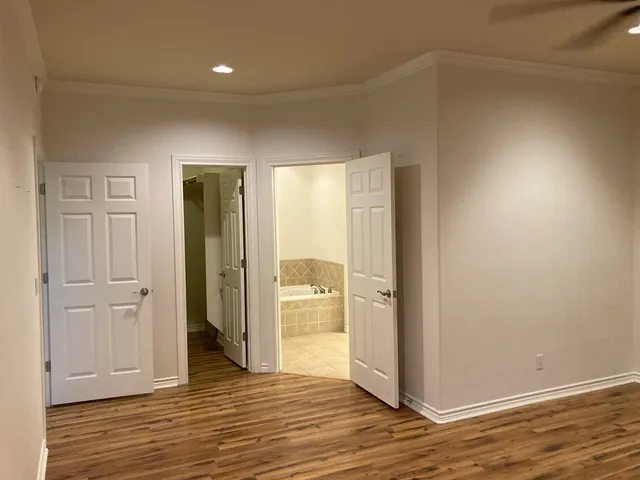 wooden floor in an empty room