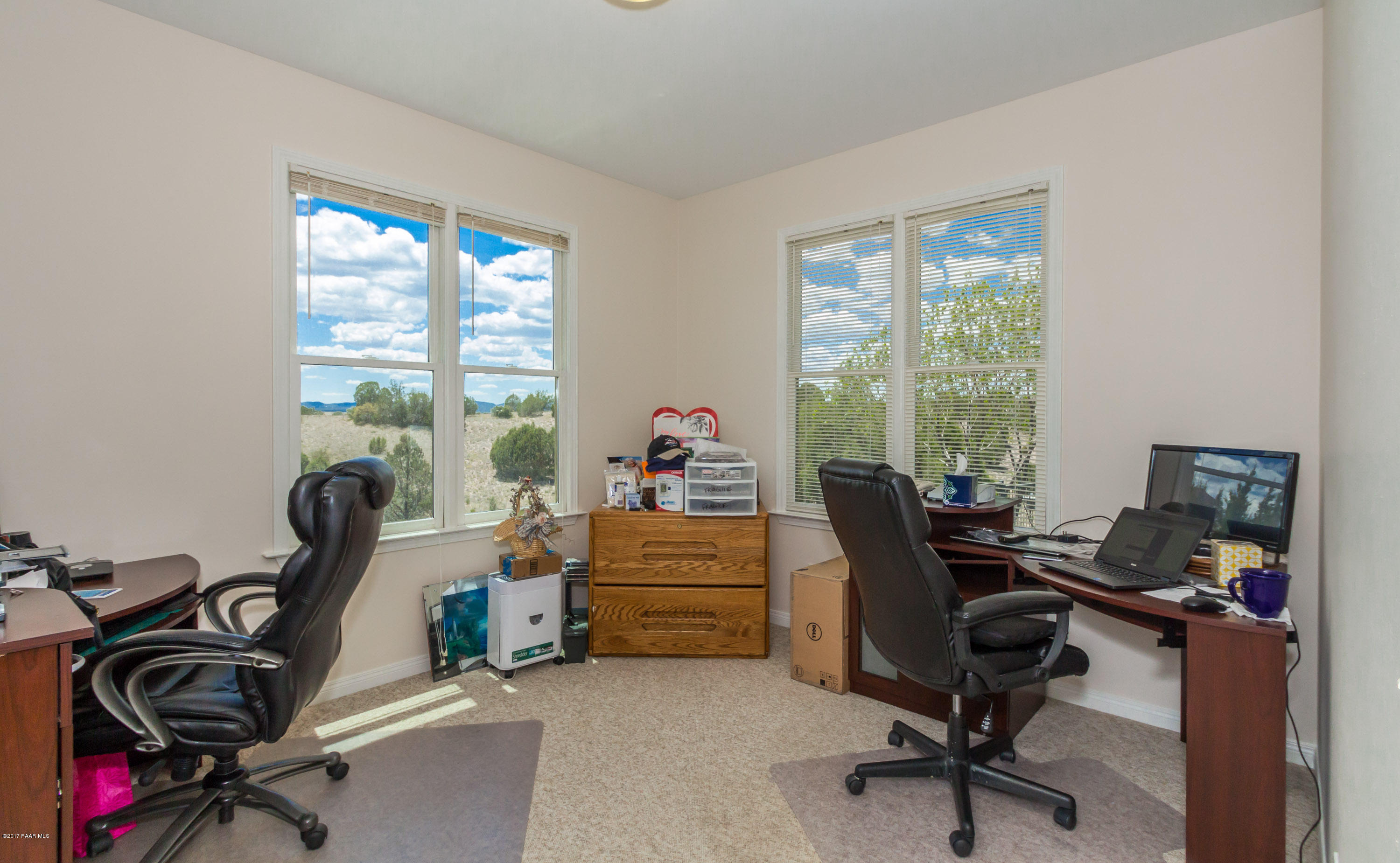 8000 Dillon Wash Road Prescott, AZ 86305 - Photo 11 of 23 a view of a workspace with furniture and a window